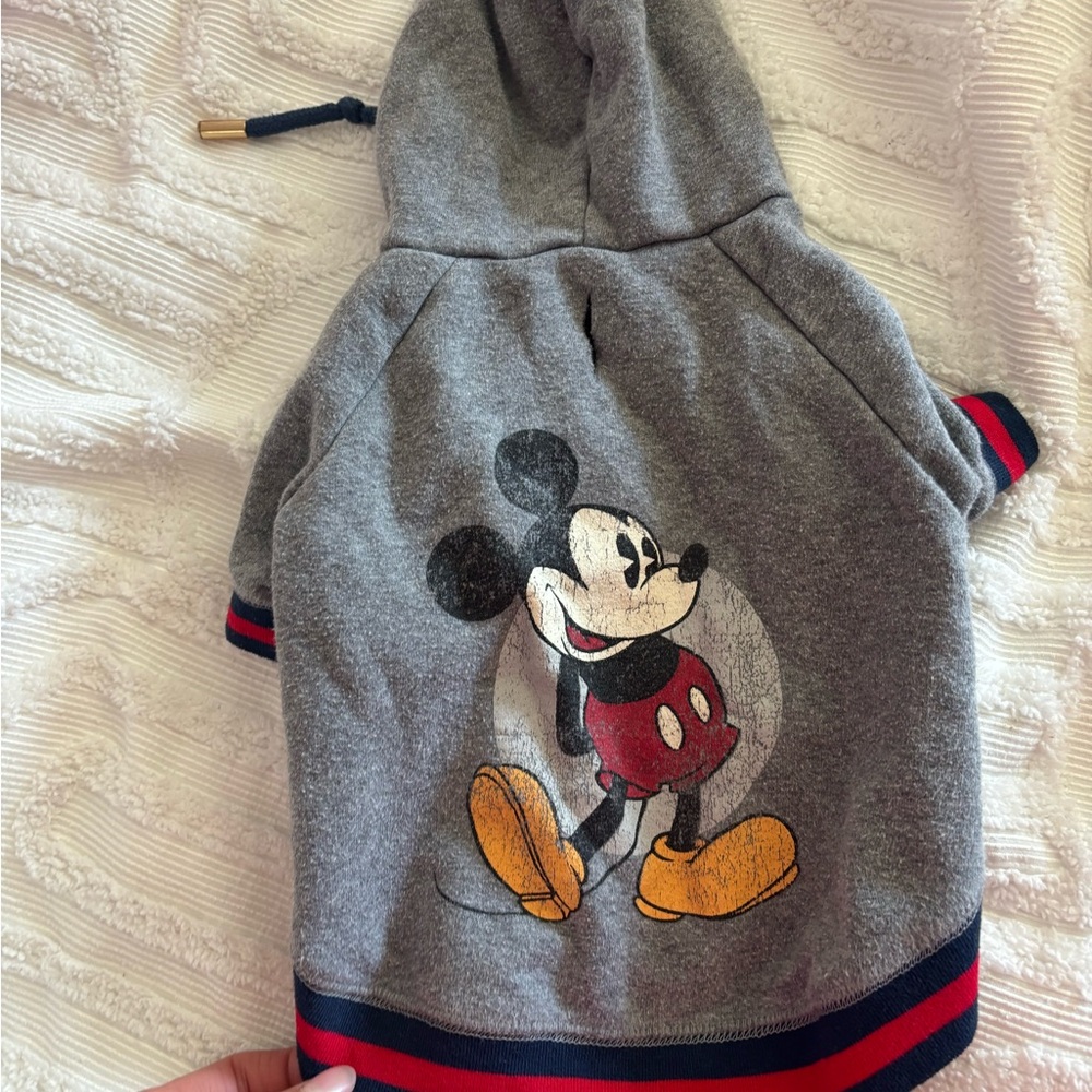 Disney Gray Hoodie with Mickey Mouse Design